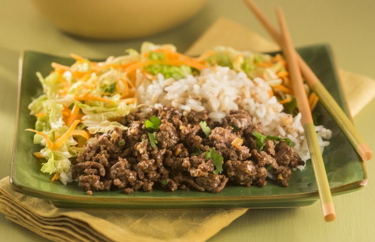 Asian-style ground beef